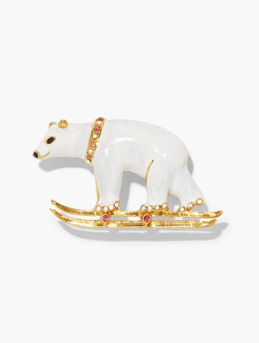 Polar Bear Brooch