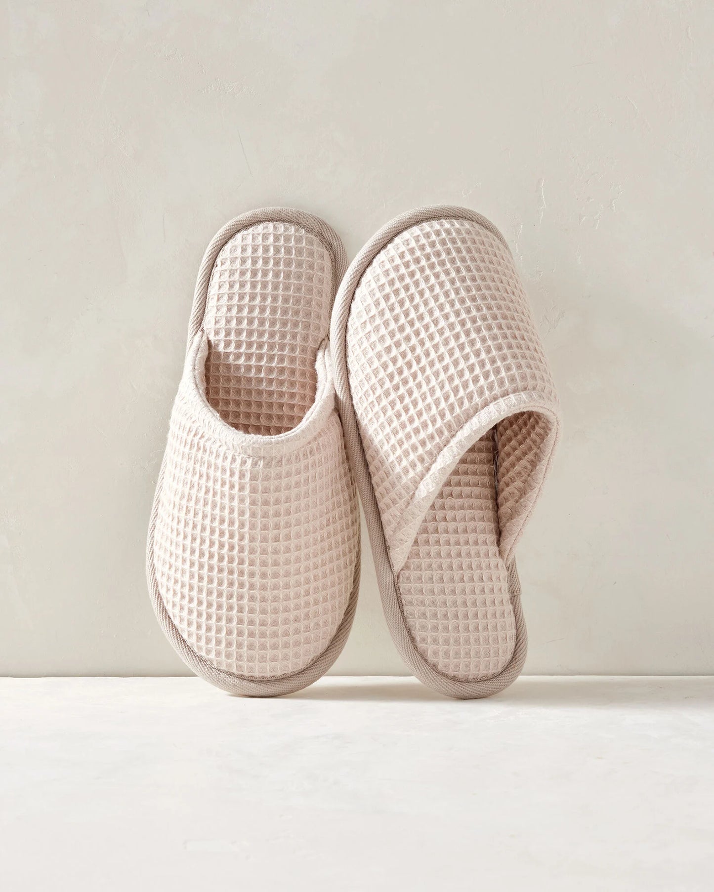 Organic Cotton Terry Waffle Slippers