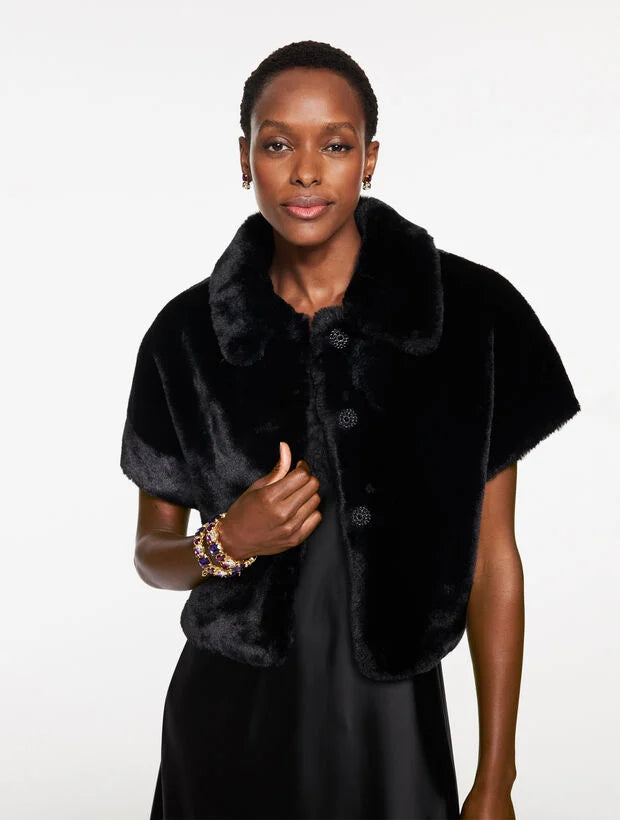 Faux Fur Capelet