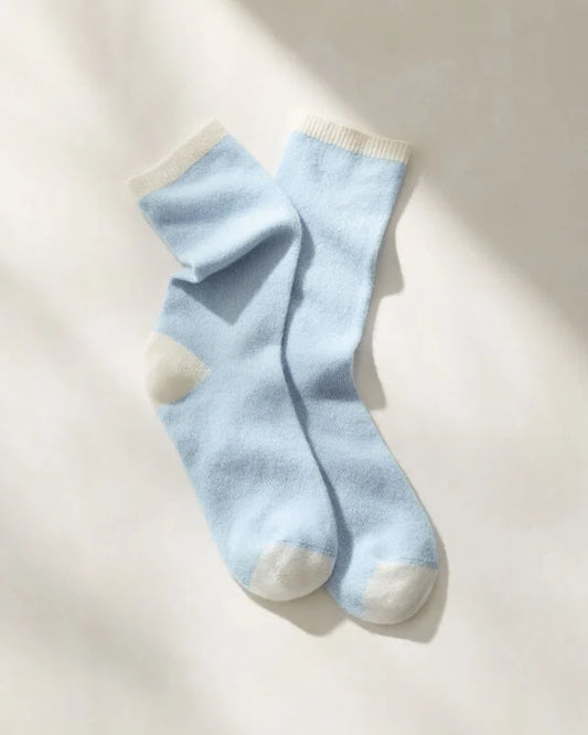 Cashmere Colorblock Socks