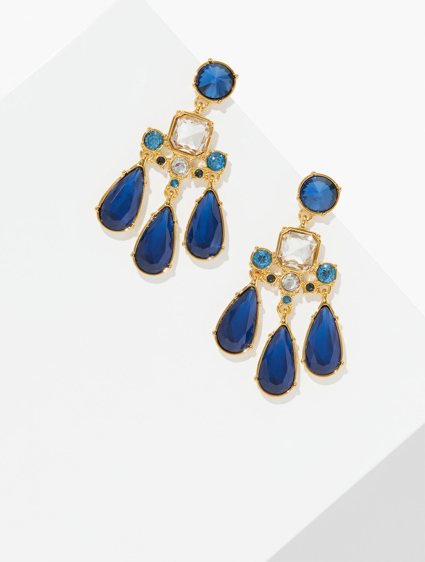 Resplendent Cushion Drop Earrings