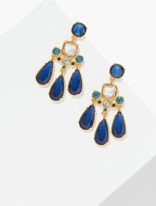 Resplendent Cushion Drop Earrings
