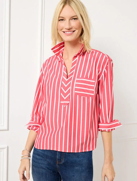 Short Shirt - Savvy Stripe