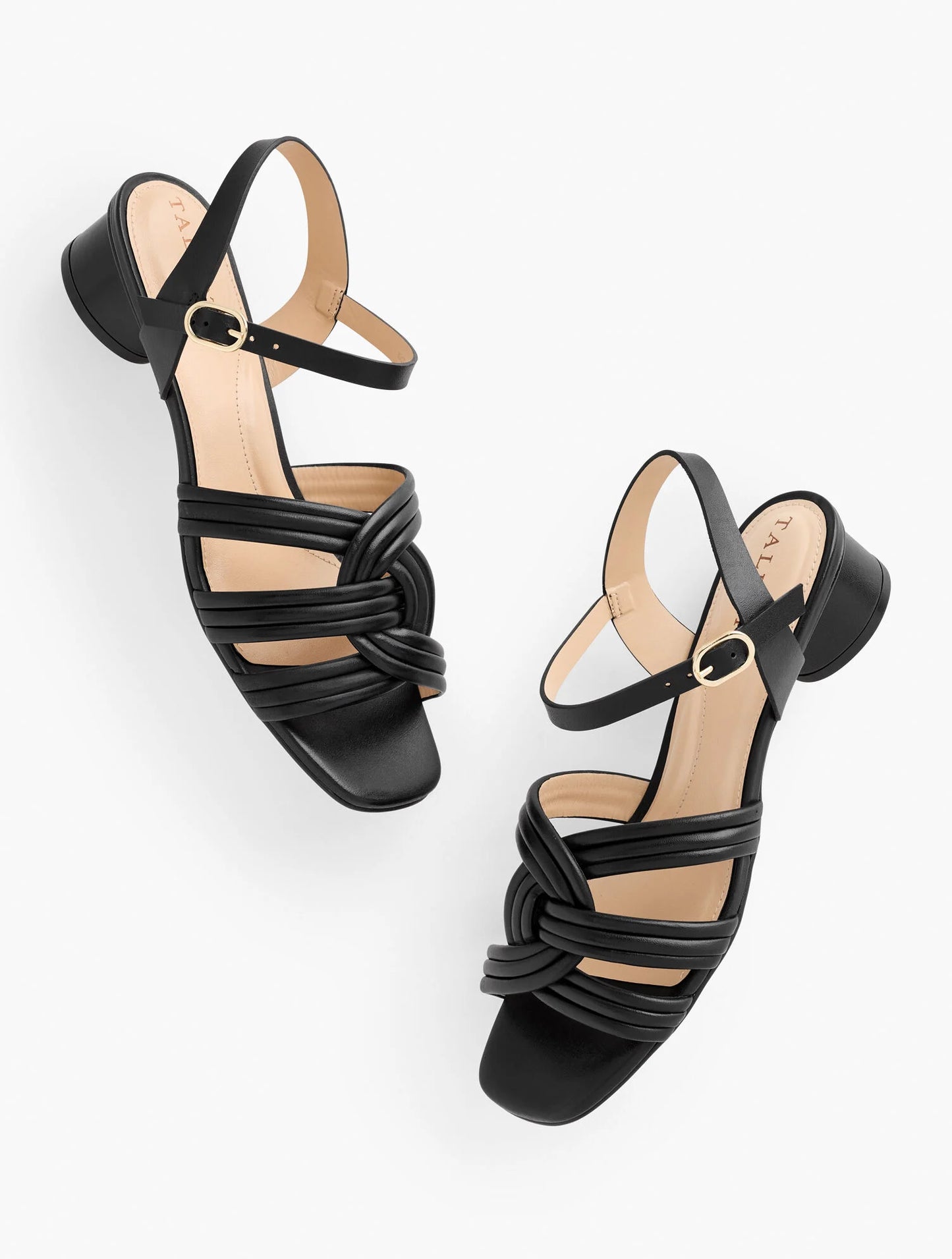 Adina Nappa Block Heel Sandals
