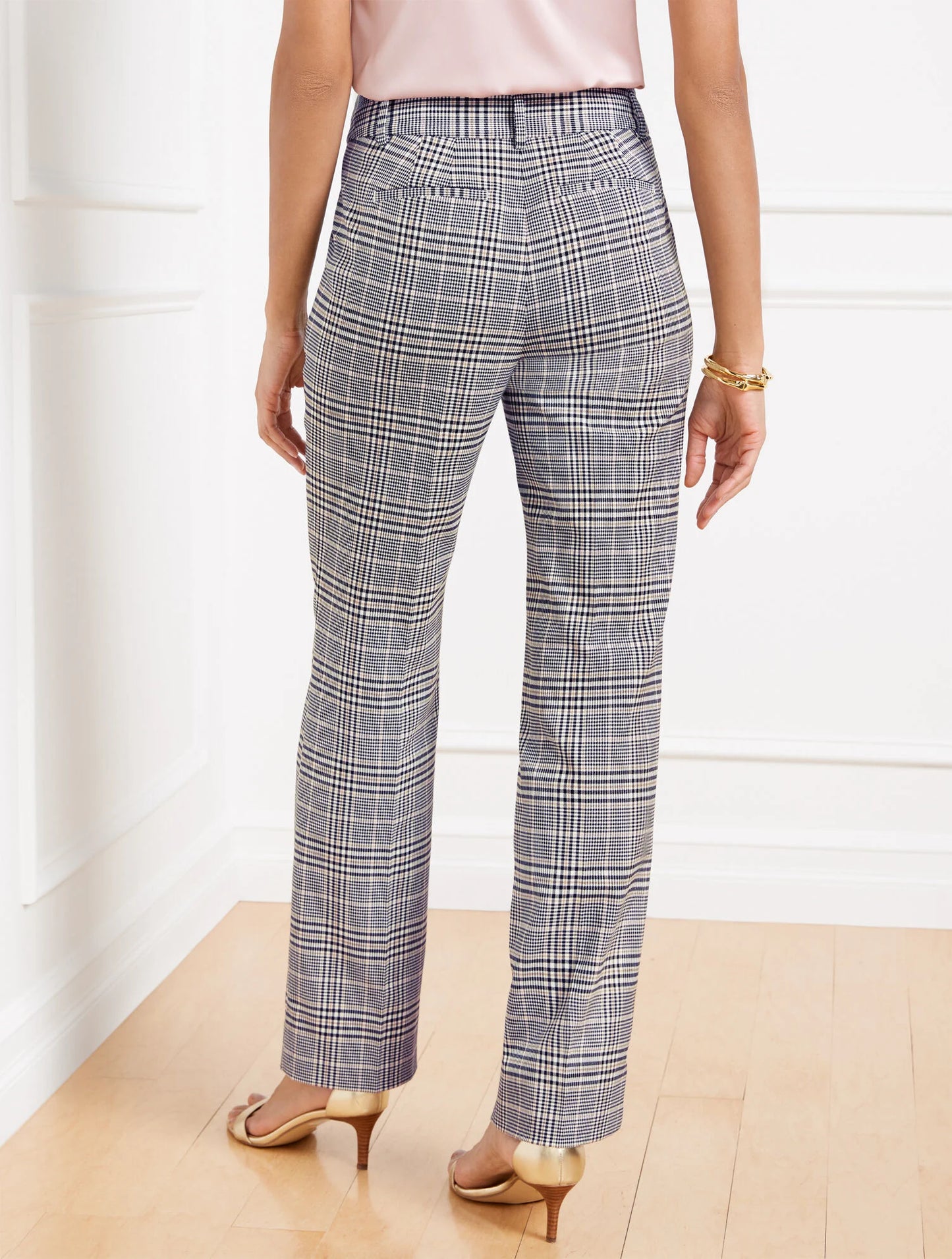 Lake Glen Plaid Straight Leg Pants