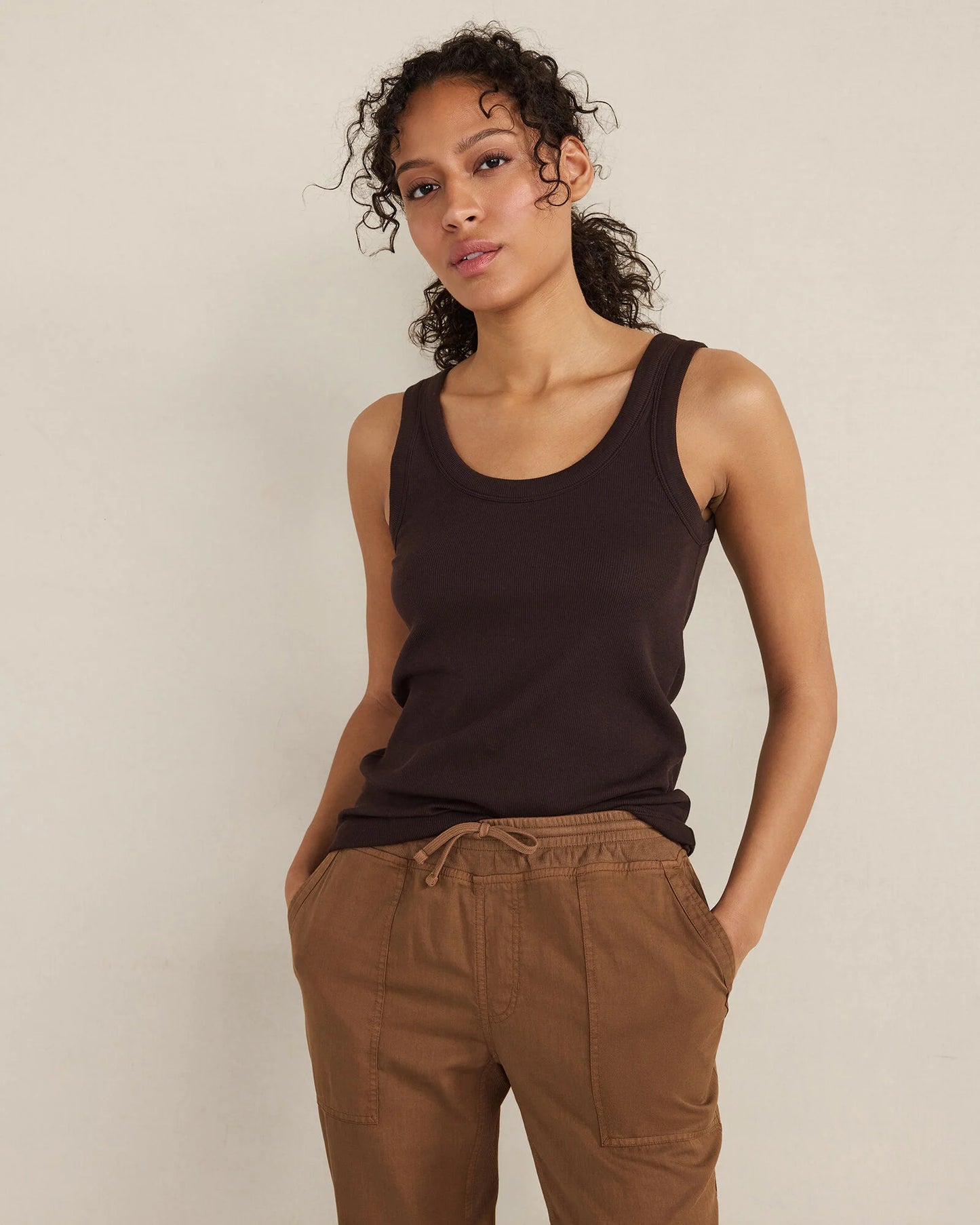 Essential Organic Cotton Scoop Neck Tank