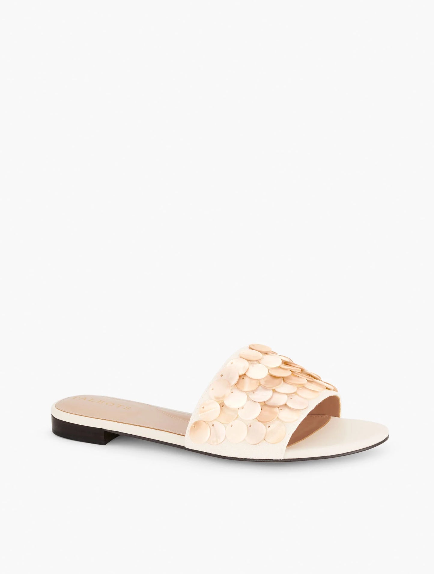 Keri Shell Embellished Slides