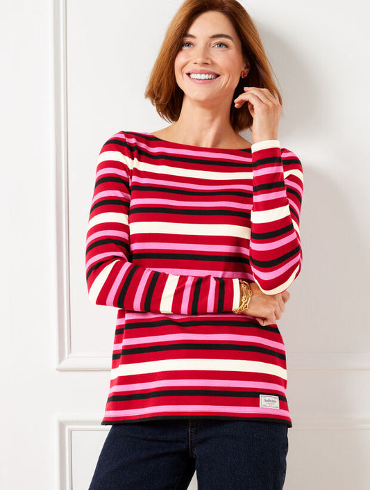 Authentic Talbots Tee - Graham Stripe