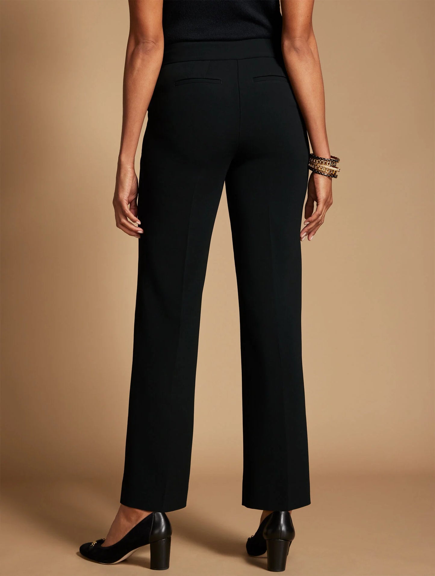 Easy Travel Straight Leg Pants