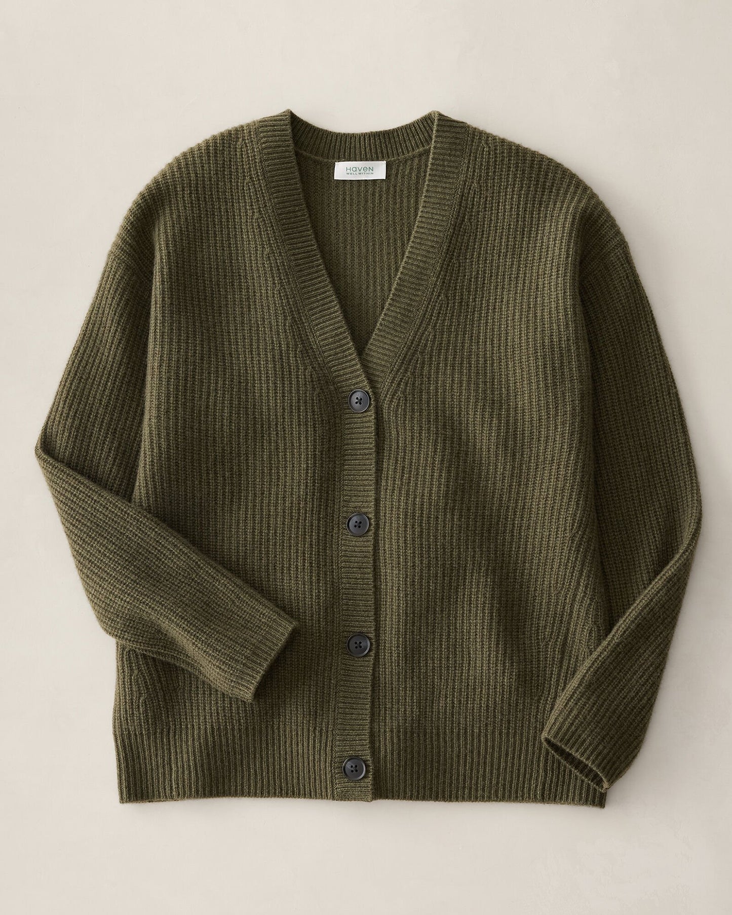 Cashmere Shaker Stitch Cardigan