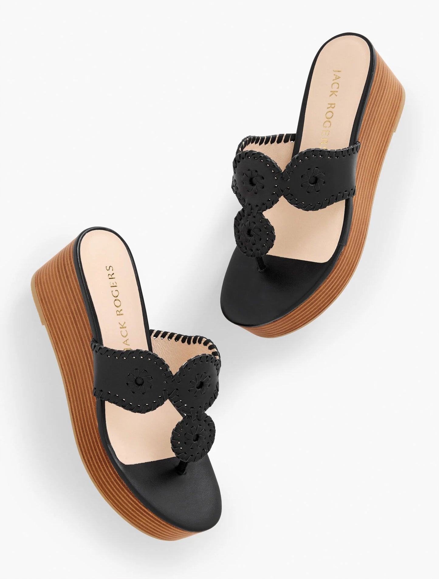 Jack Rogers® Kimberly Nappa Wedge Sandals