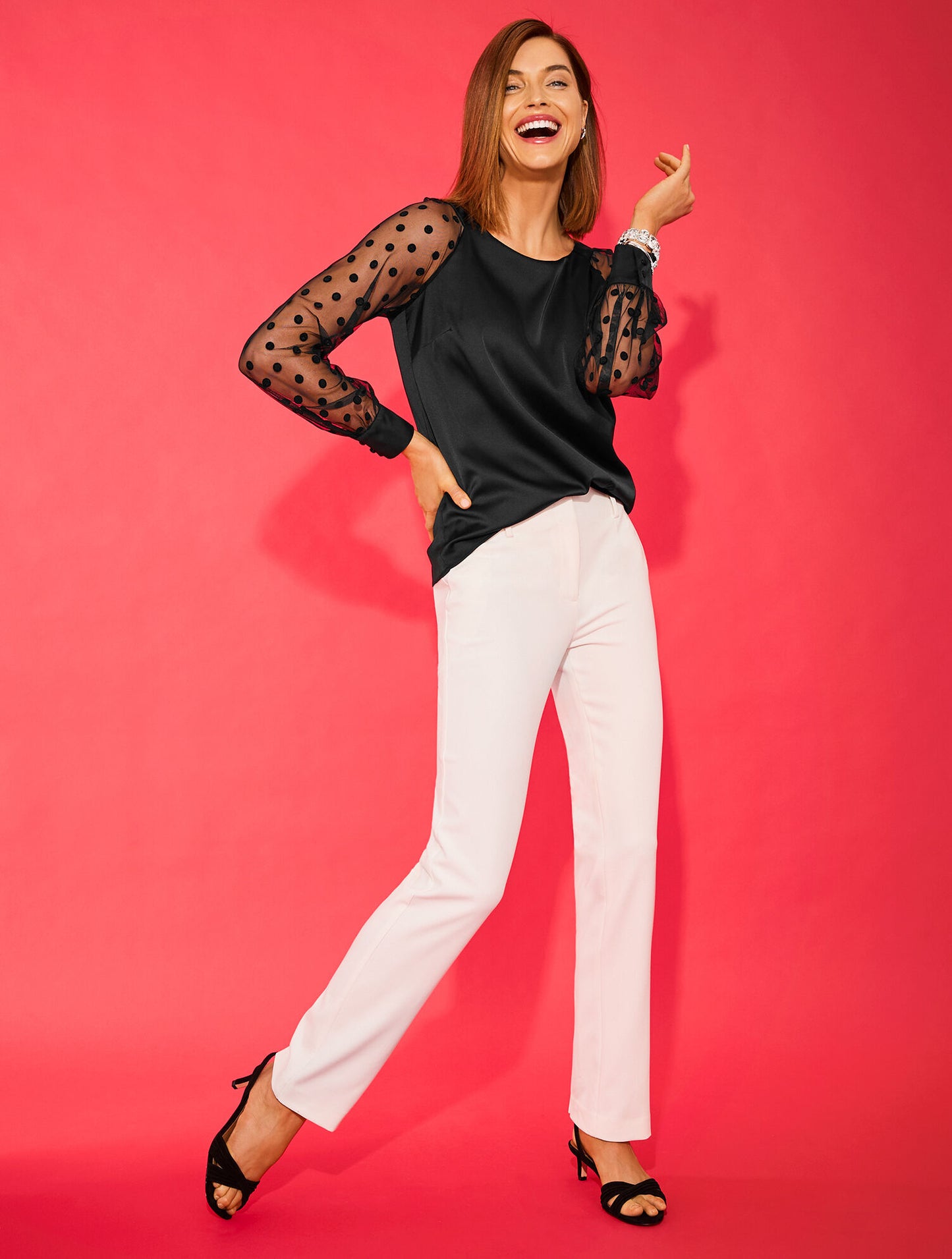 Talbots Southampton Tailored Stretch Straight Leg Pants