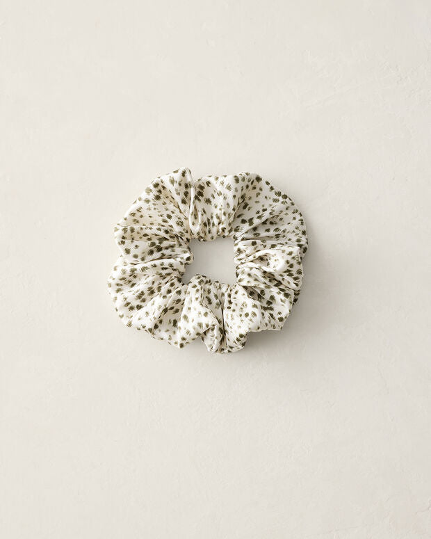 Washable Silk Animal Dot Scrunchie