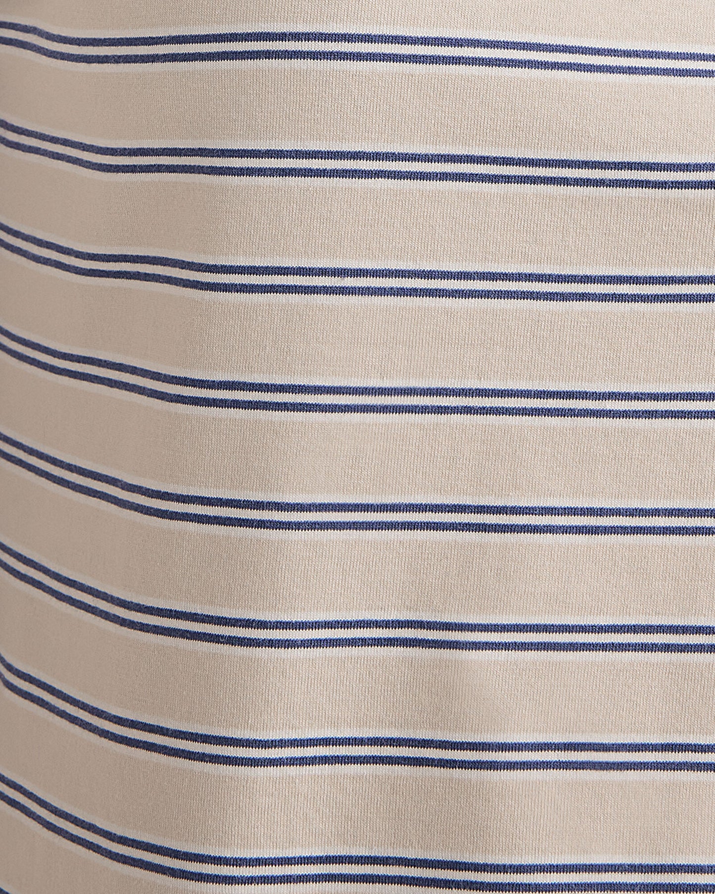 Organic Cotton Jersey Stripe Henley