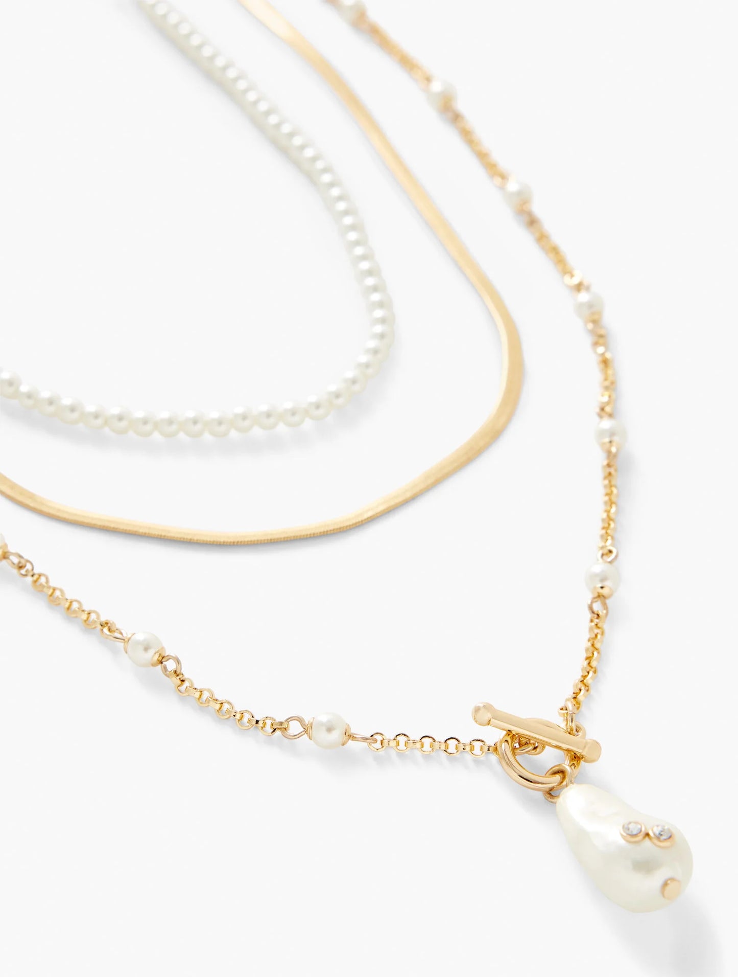 Baroque Pearl Layered Necklace