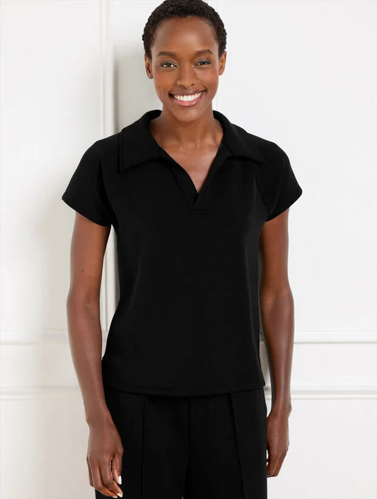 AirKnit Stretch Johnny Collar Pullover