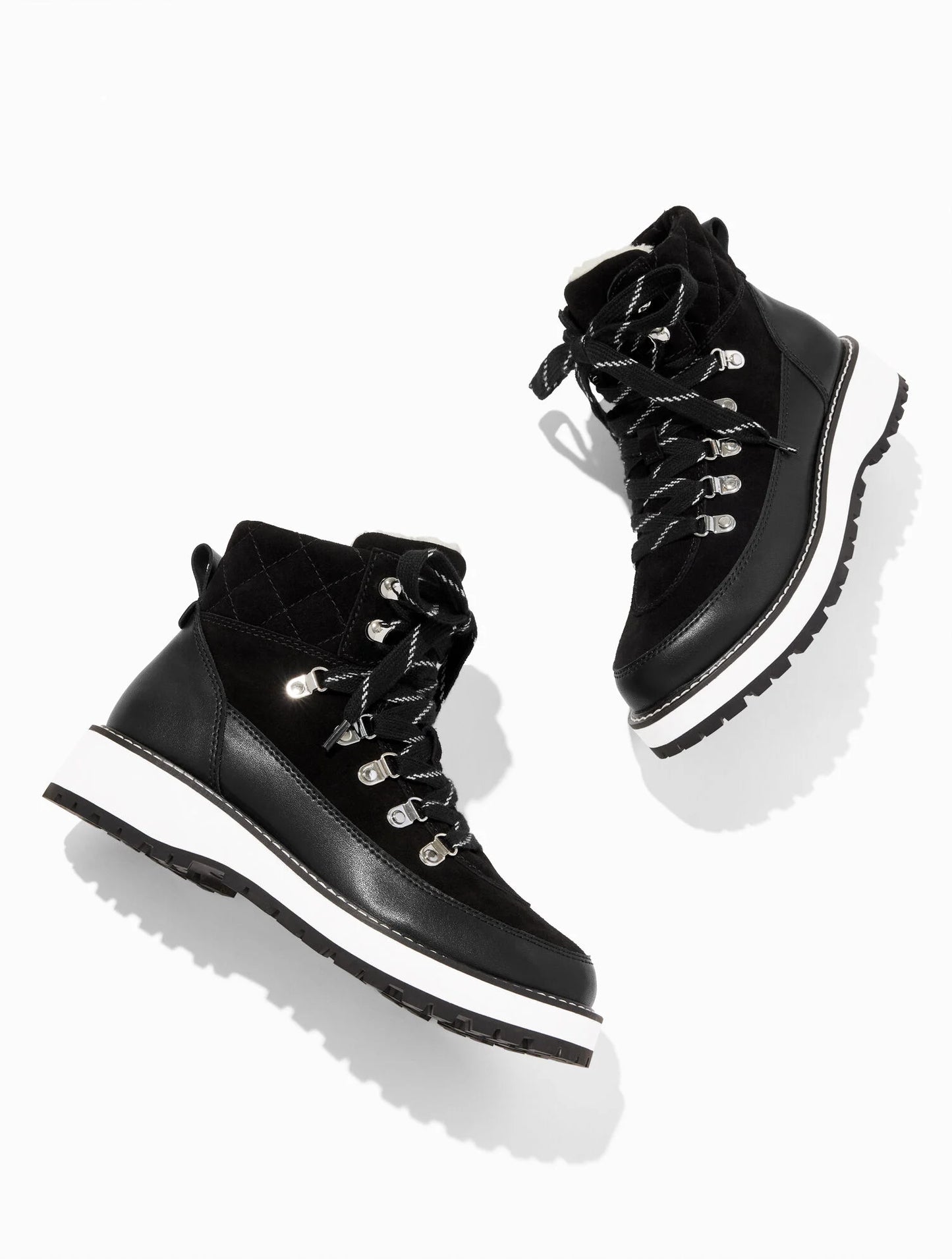 Jules Suede & Leather Hiker Boots