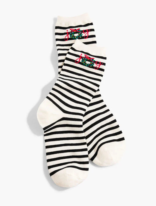 Joy Wreath Trouser Socks