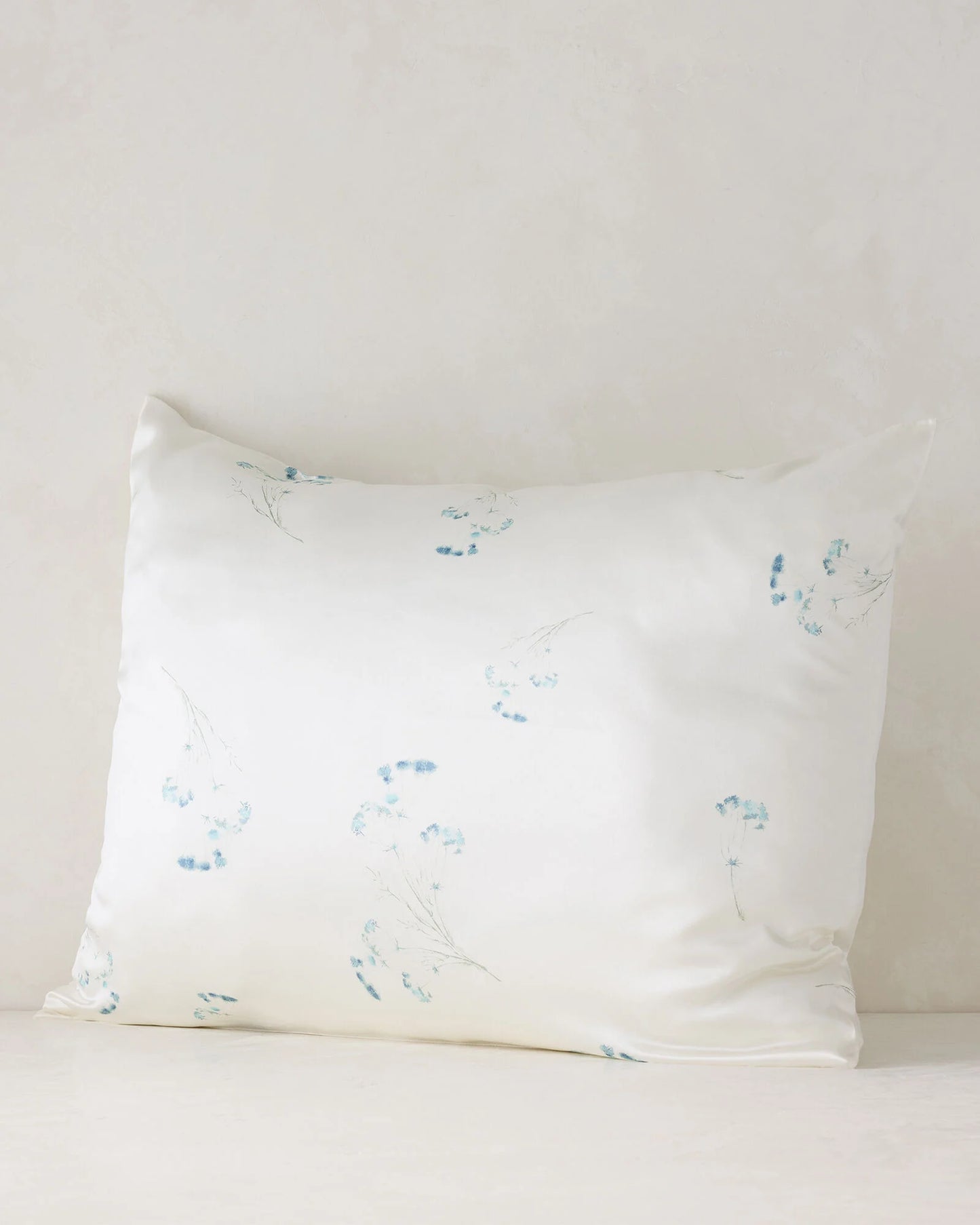Washable Silk Delicate Floral Pillowcase