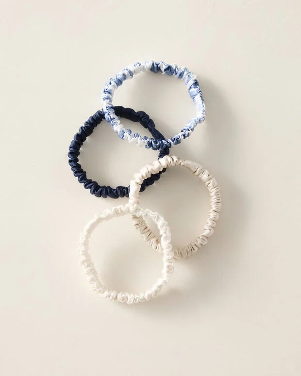 Washable Silk Hair Ties — Tie Dye Multi