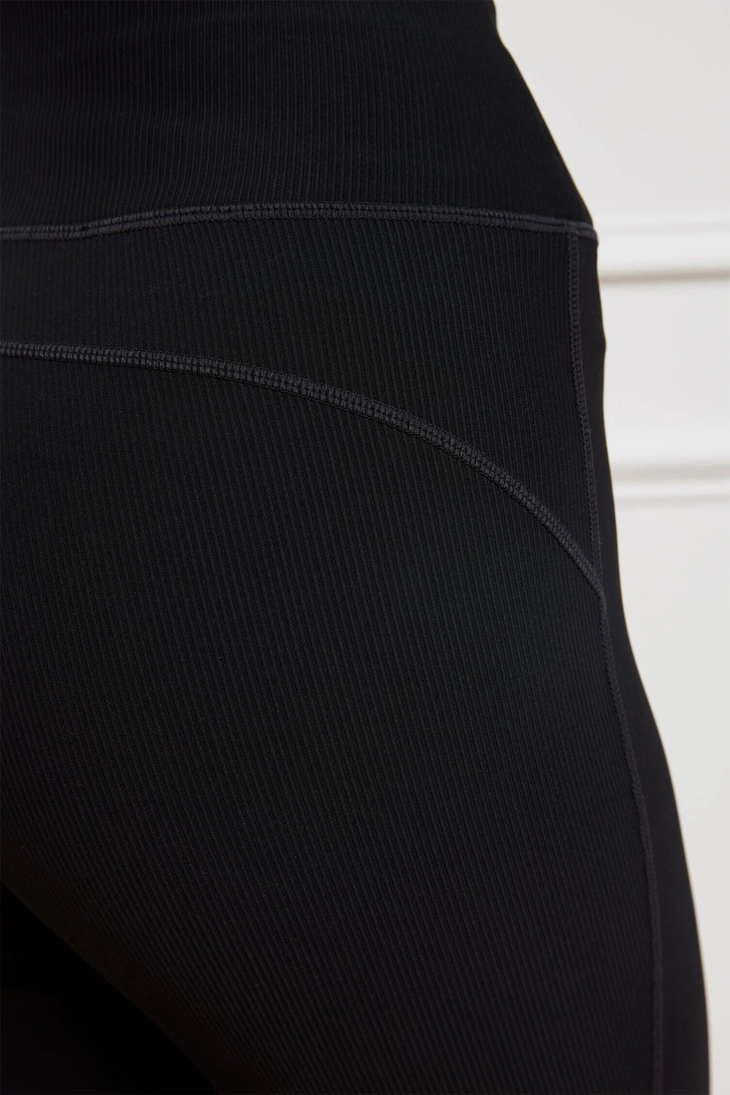 Soft Stretch Ribbed High Waist Leggings