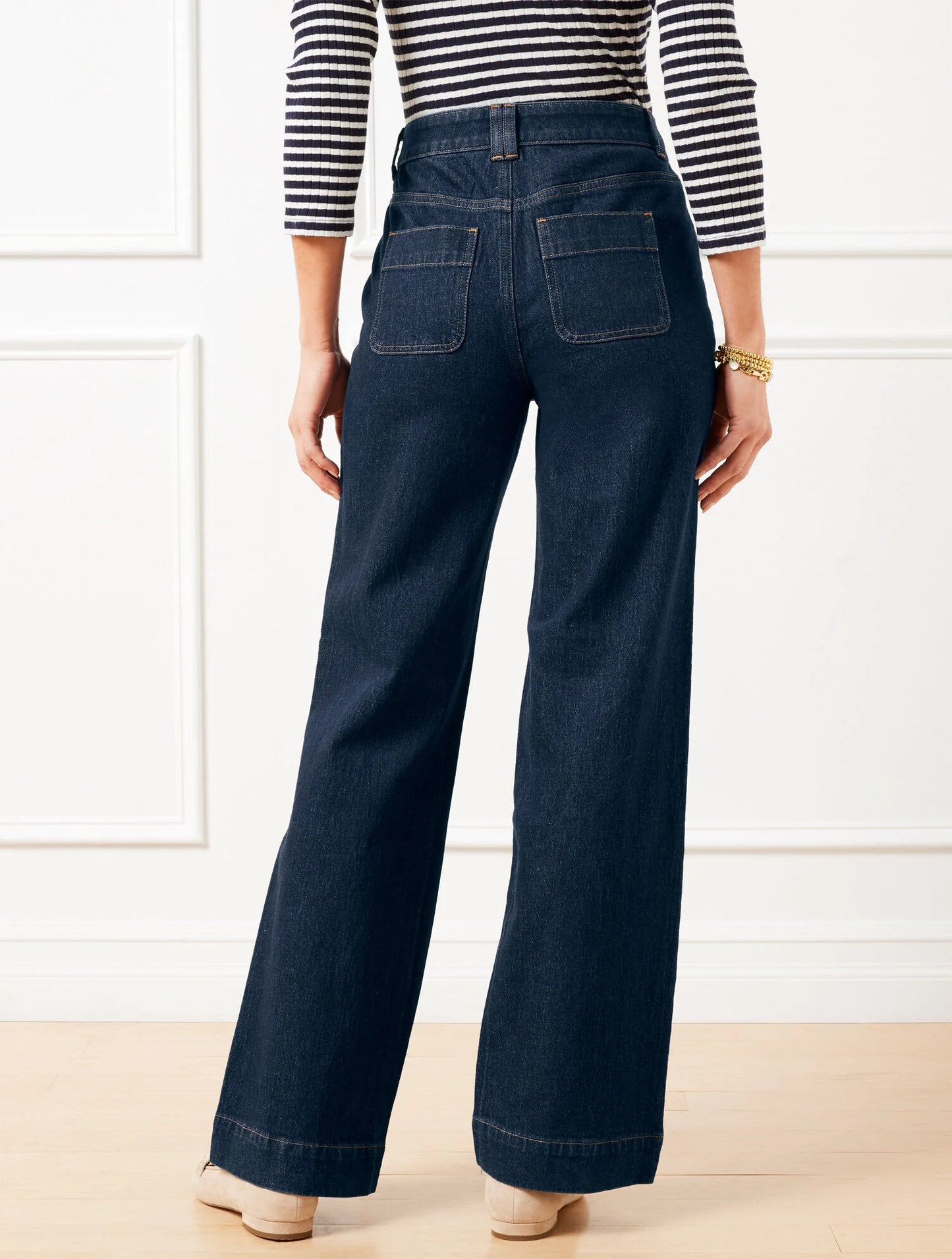 Patch Pocket Classic Jean Trousers - Astoria Wash