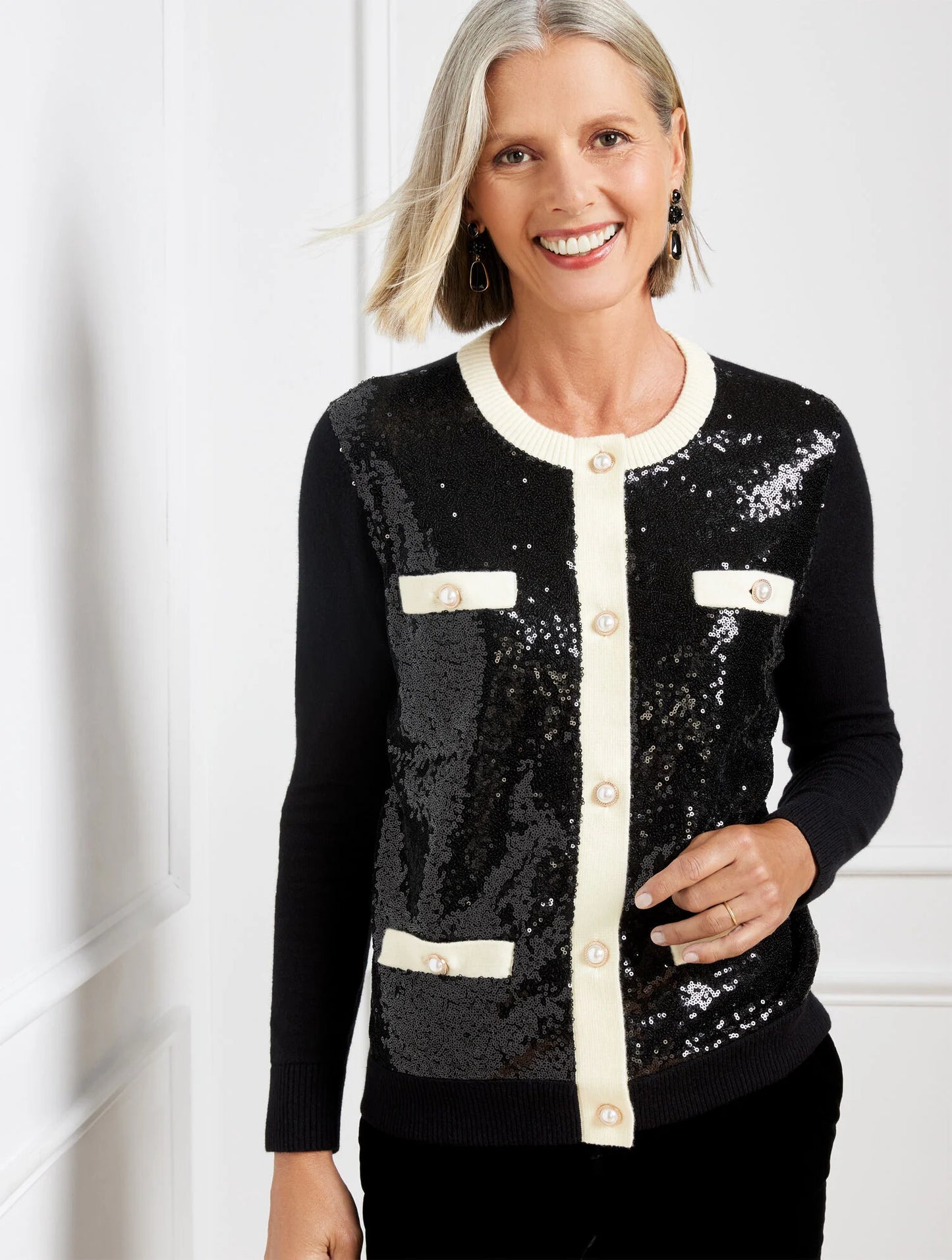 Sequin Embellished Jacket