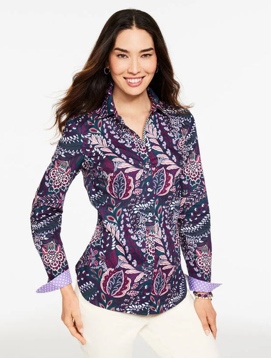 Modern Classic Shirt - Paisley Botanical