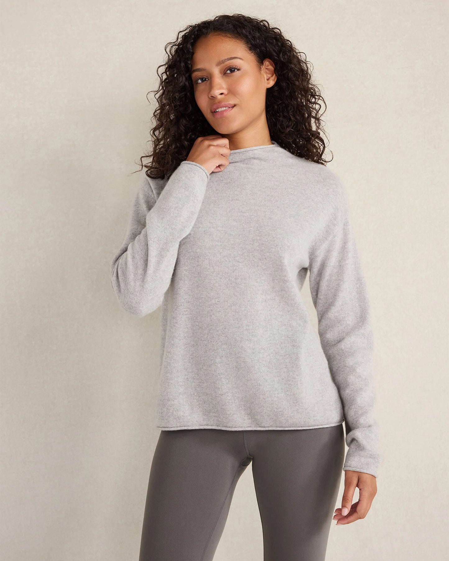 Cashmere Mockneck Sweater
