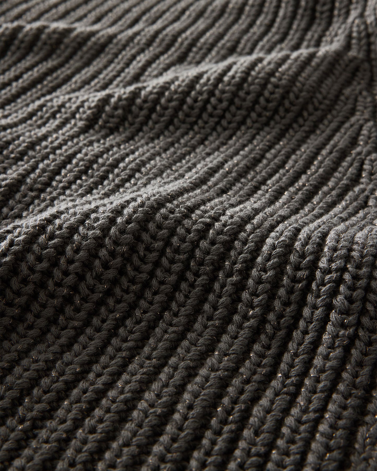 Cotton Blend Lurex Belted Cardigan