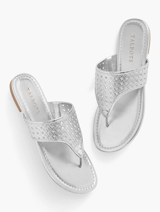 Gigi Metallic Sandals
