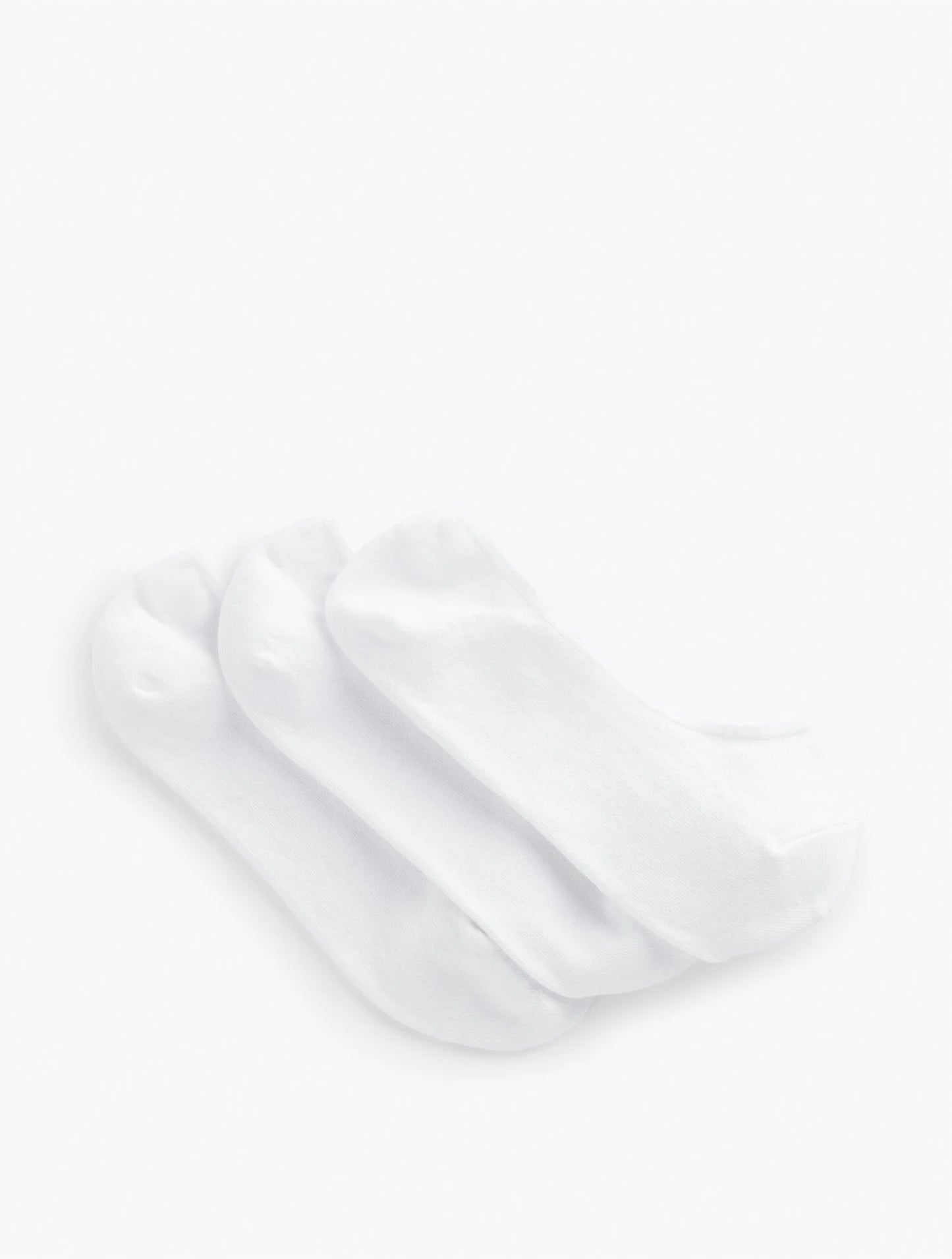 Three Pair No Show Socks