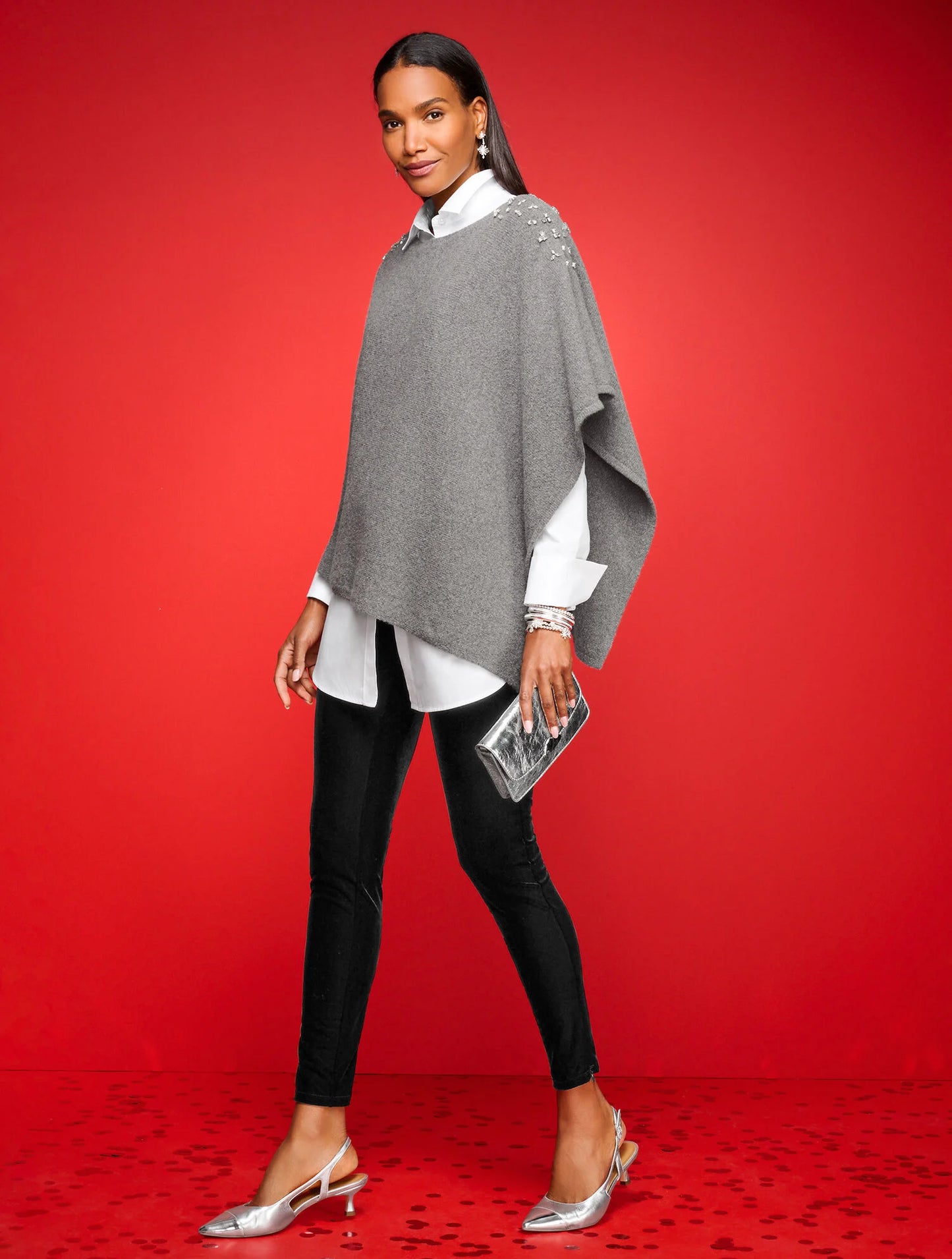 Talbots Soho Strech Velvet Leggings