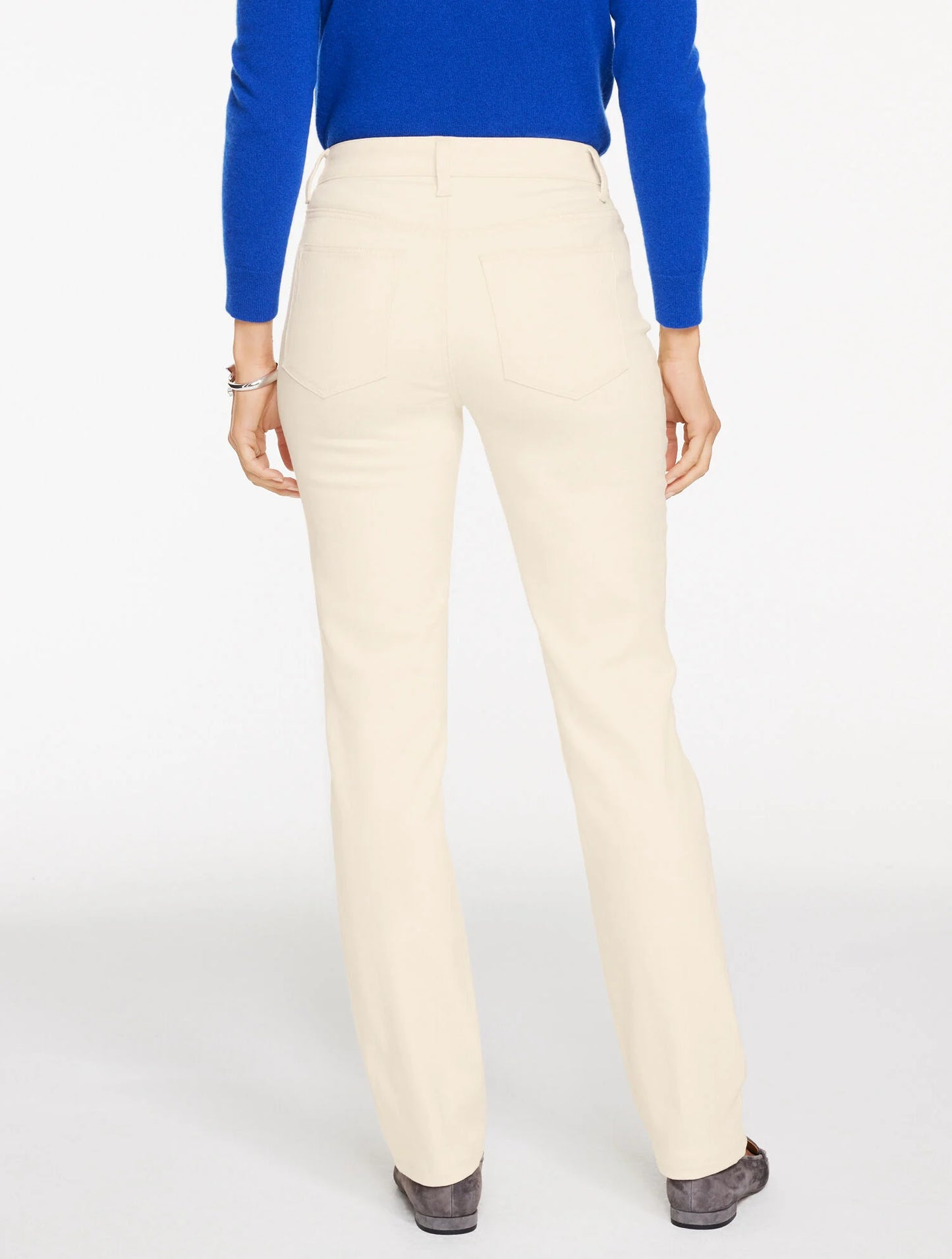 Straight Leg Rhinestone Jeans