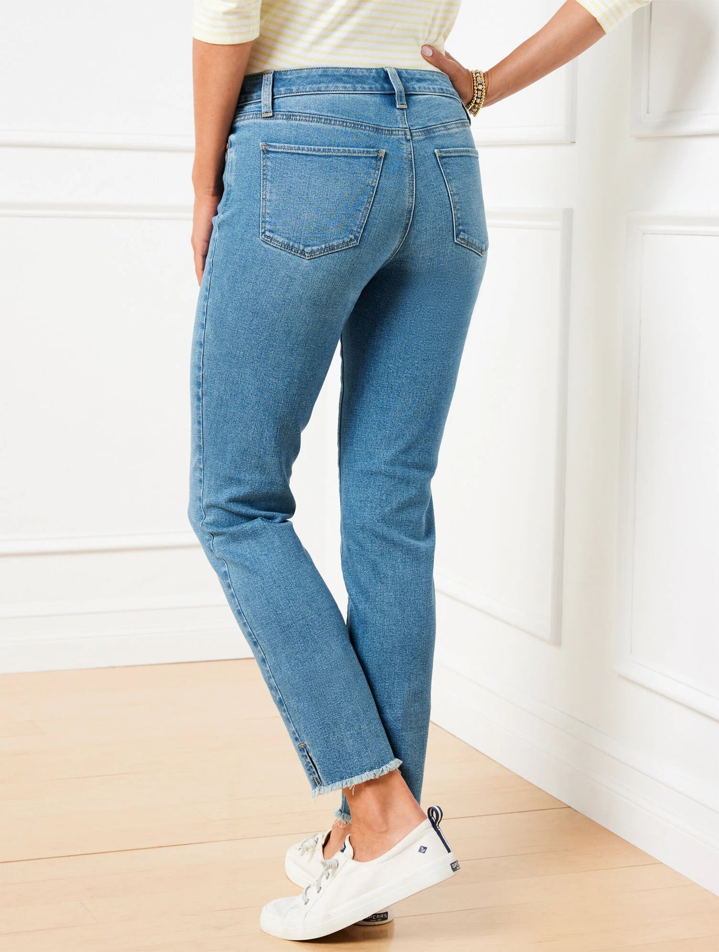 Slim Ankle Jeans - Flores Wash