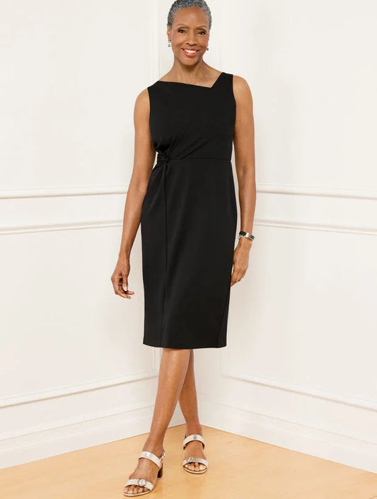 Twist Detail Sheath Dress