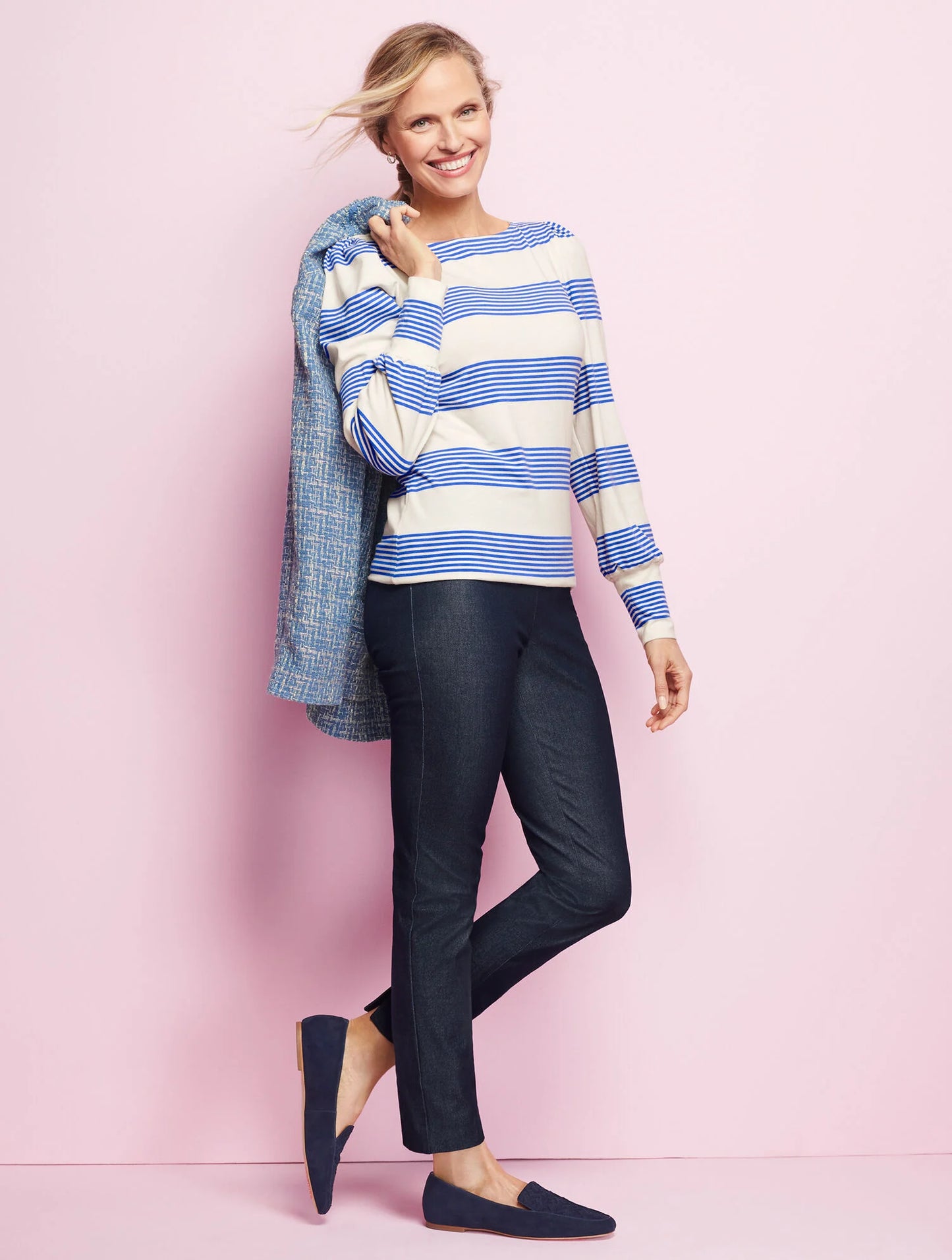 Talbots Chatham Slim Ankle Pants - Refined Denim