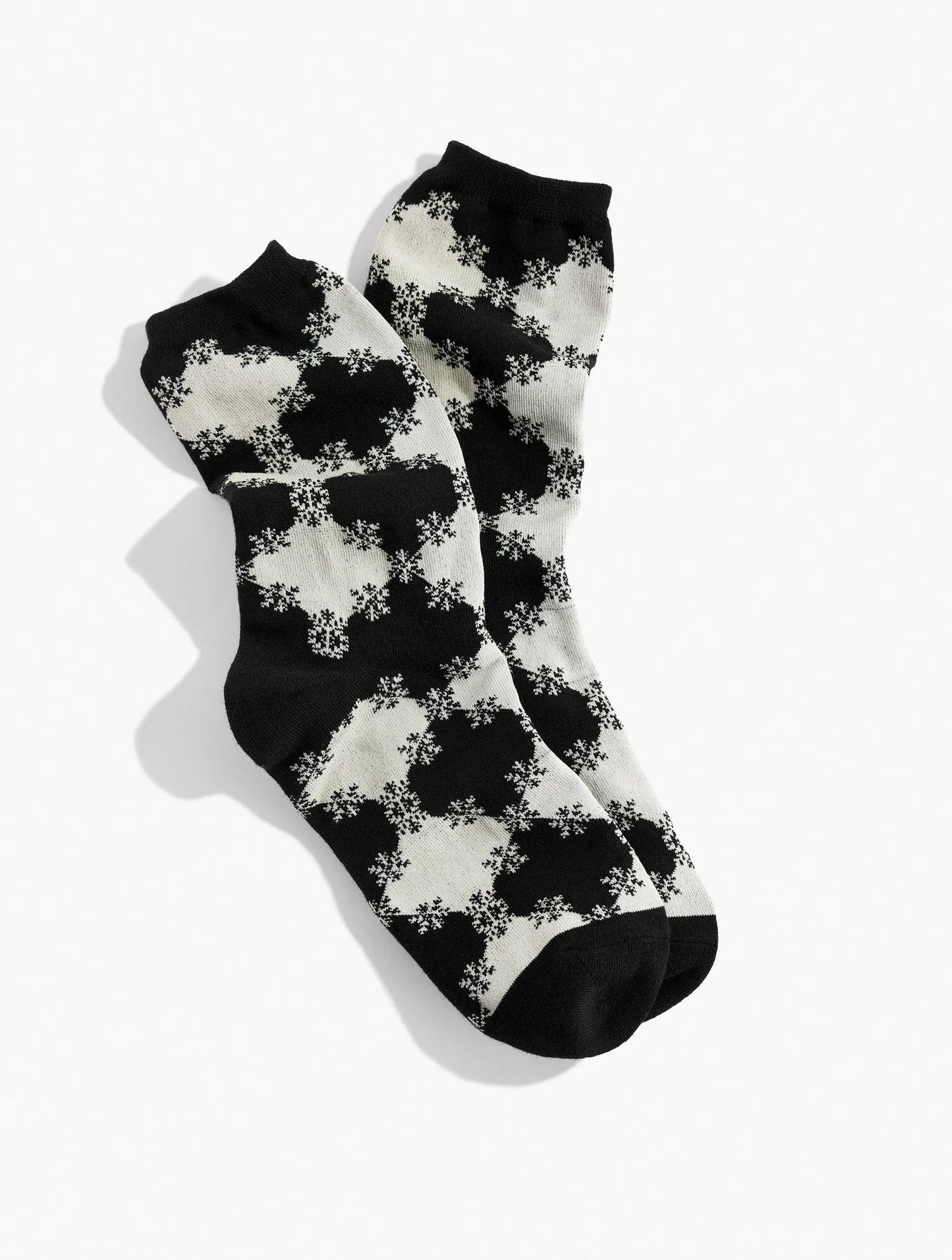 Snowflake Argyle Trouser Socks