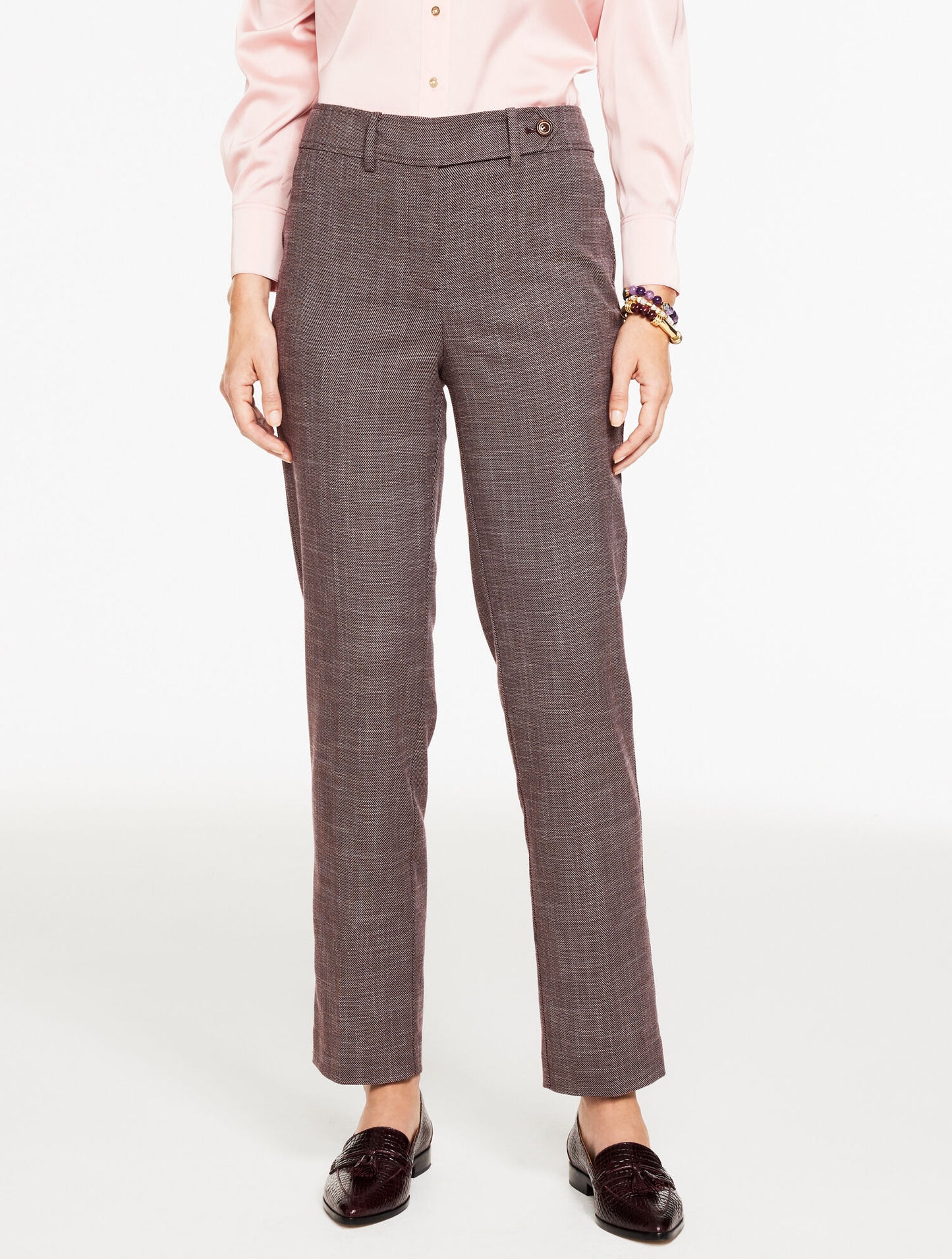 Straight Leg City Twill Pants