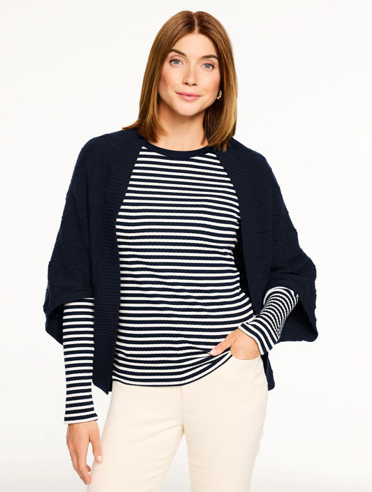 Echo Mixed Stitch Shrug