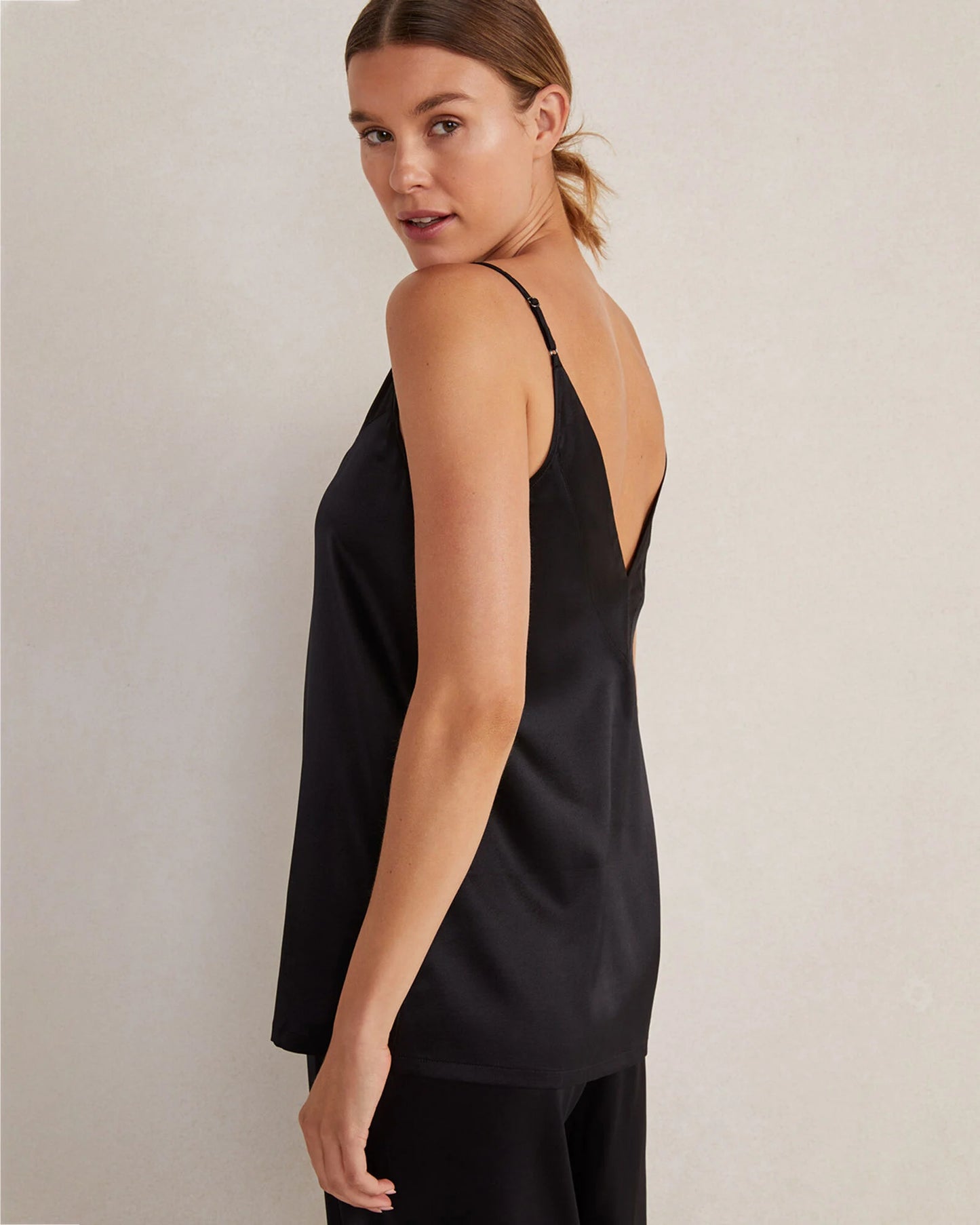 Washable Silk Double V Sleep Cami