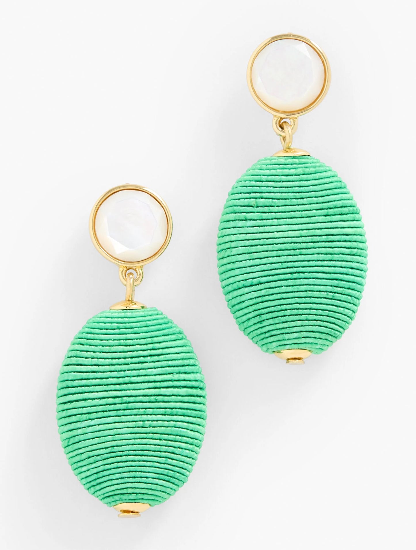 Thread Wrap Drop Earrings