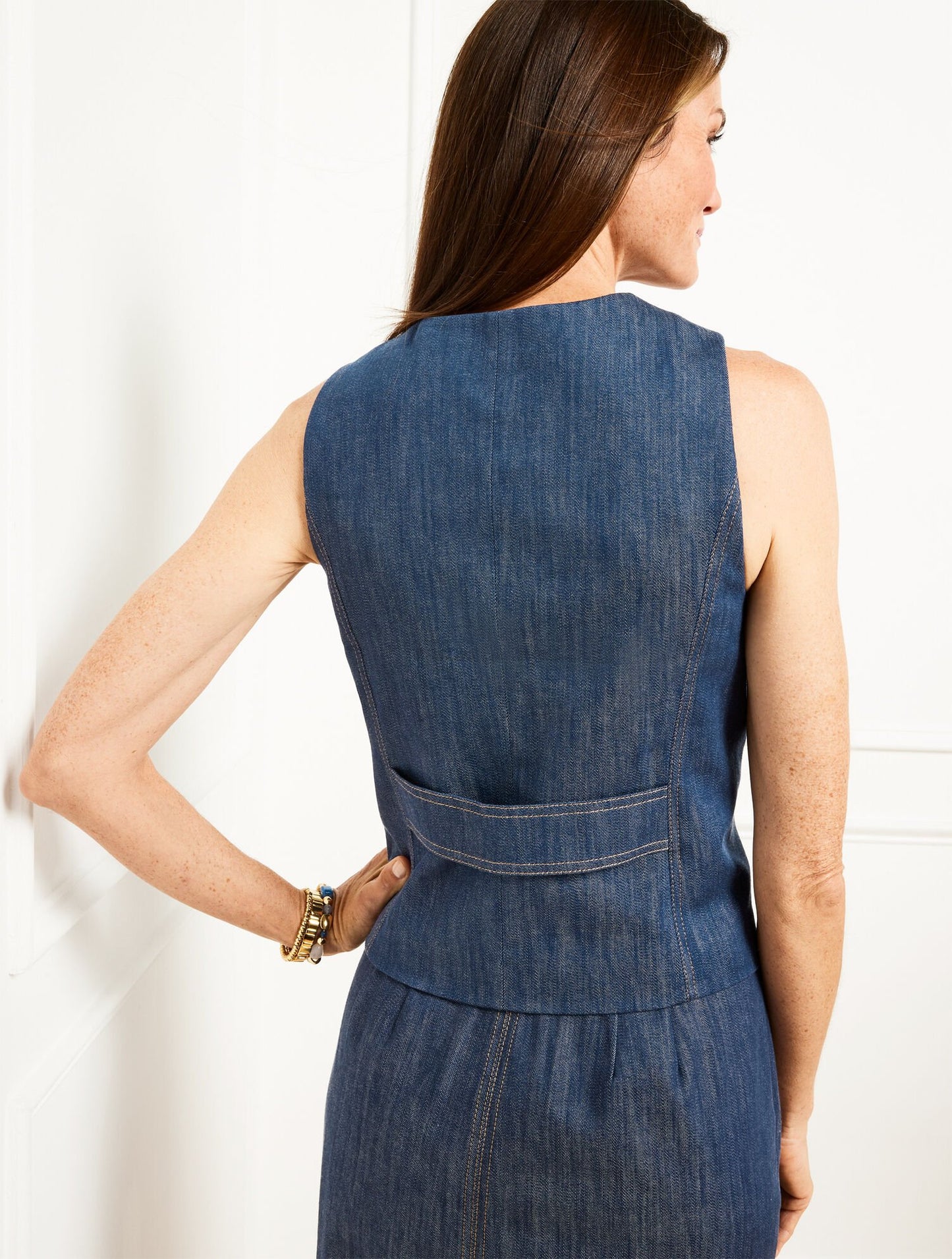Refined Denim Vest