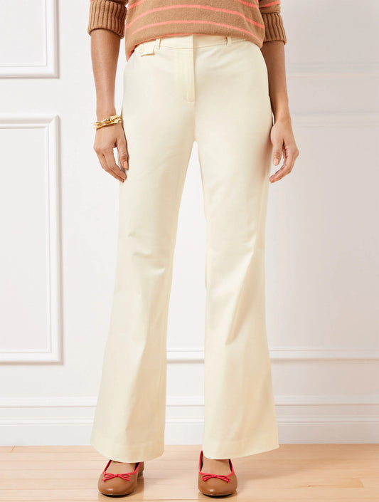 Flare Leg Twill Pants