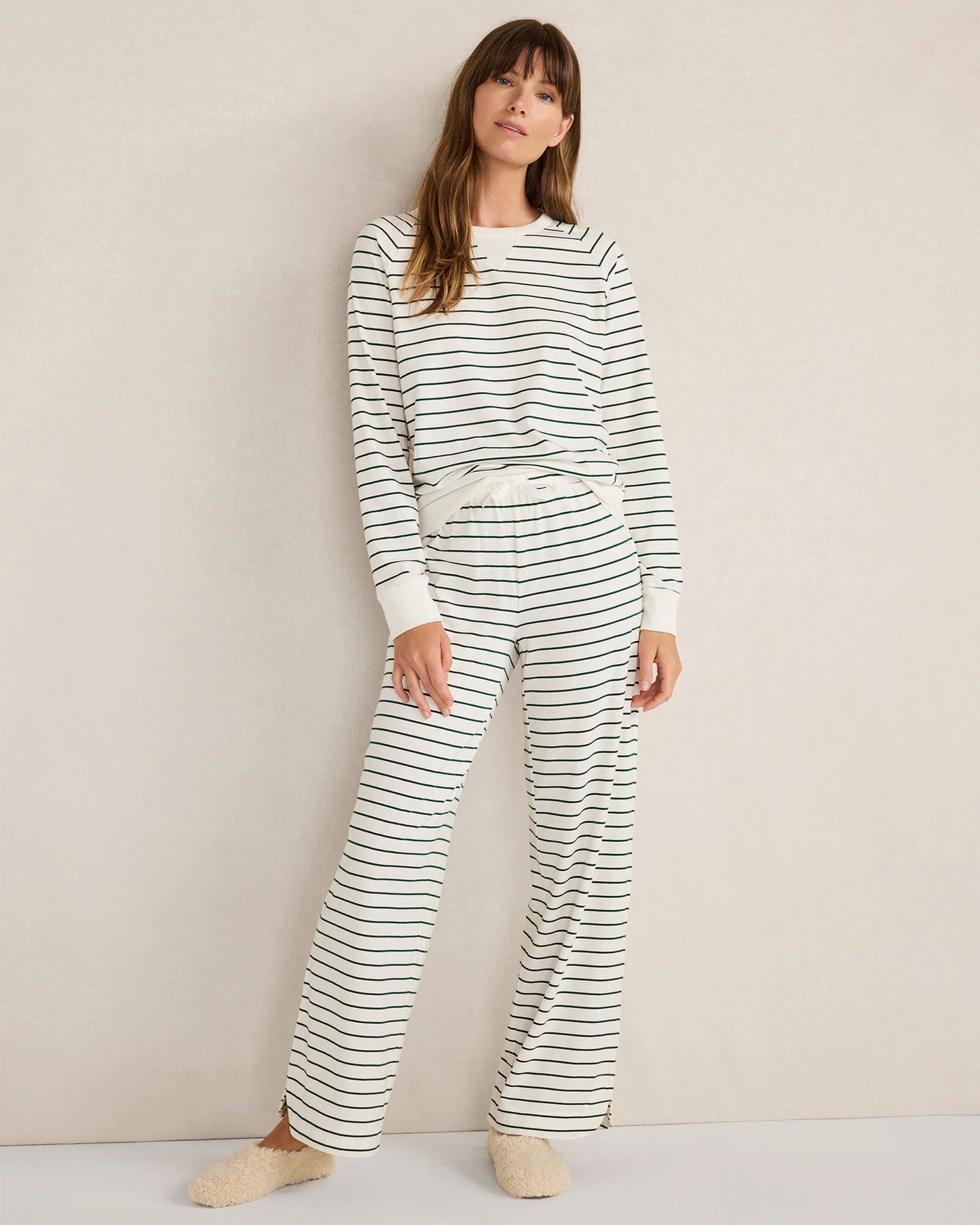 Organic Cotton Jersey Stripe Baseball Tee