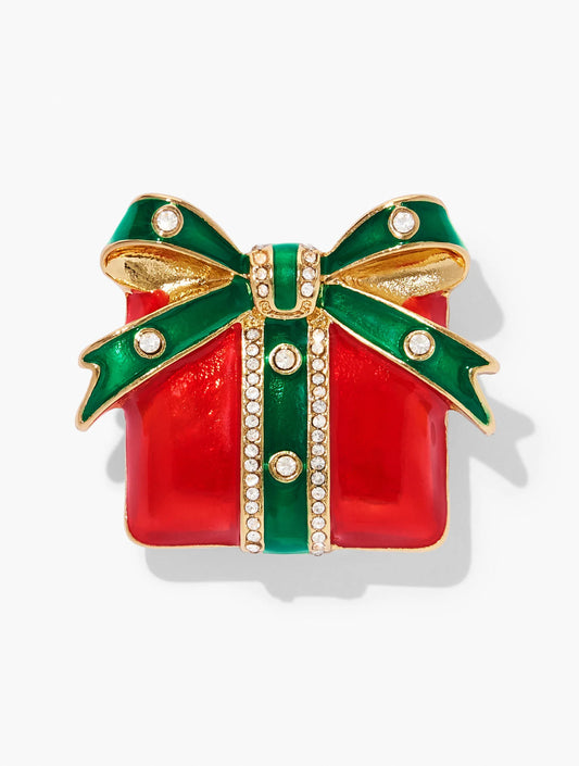 Gift Box Brooch