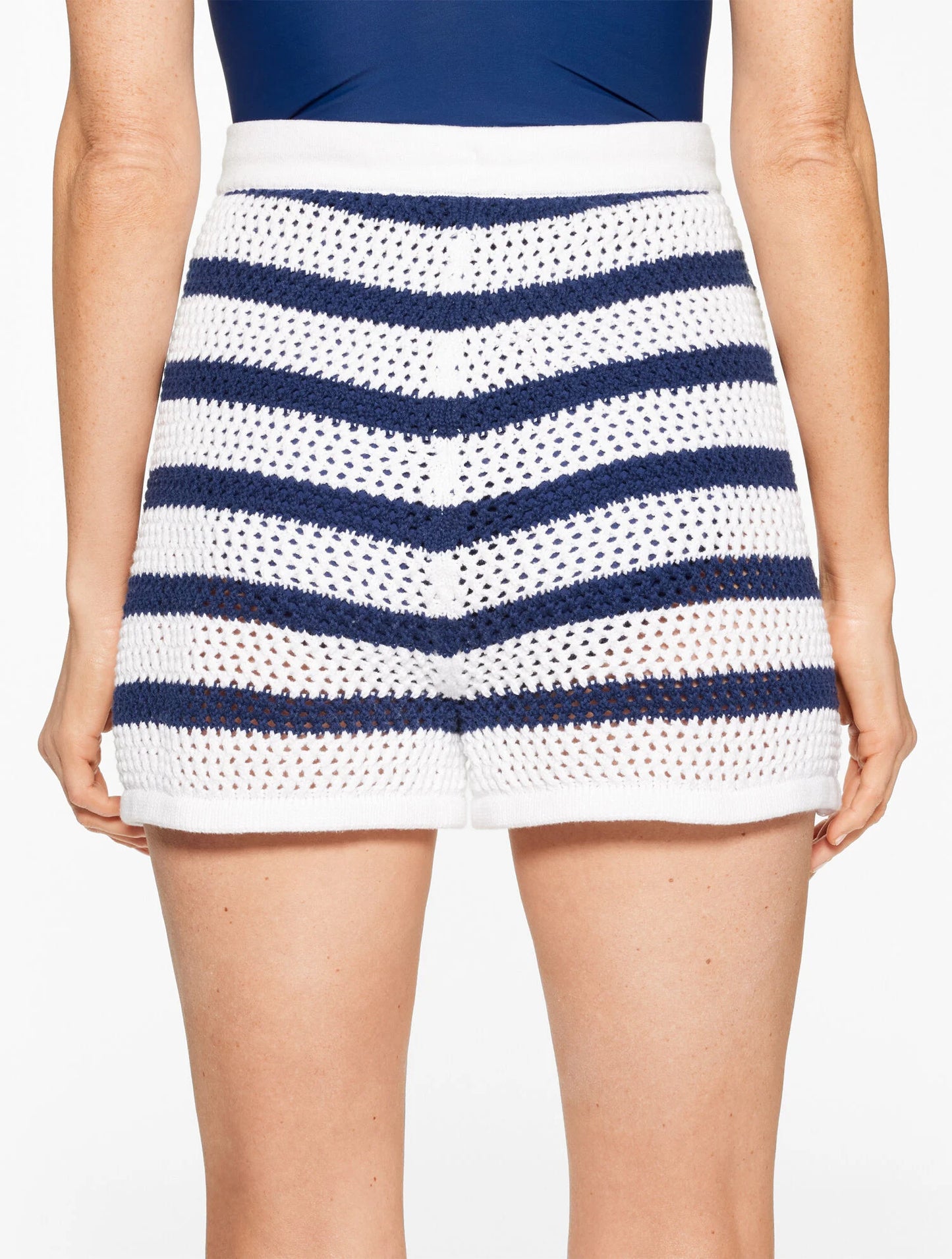 Aqua Club Open-Knit Short Cover-Up