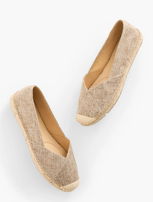 Izzy Asymmetric Espadrille Flats