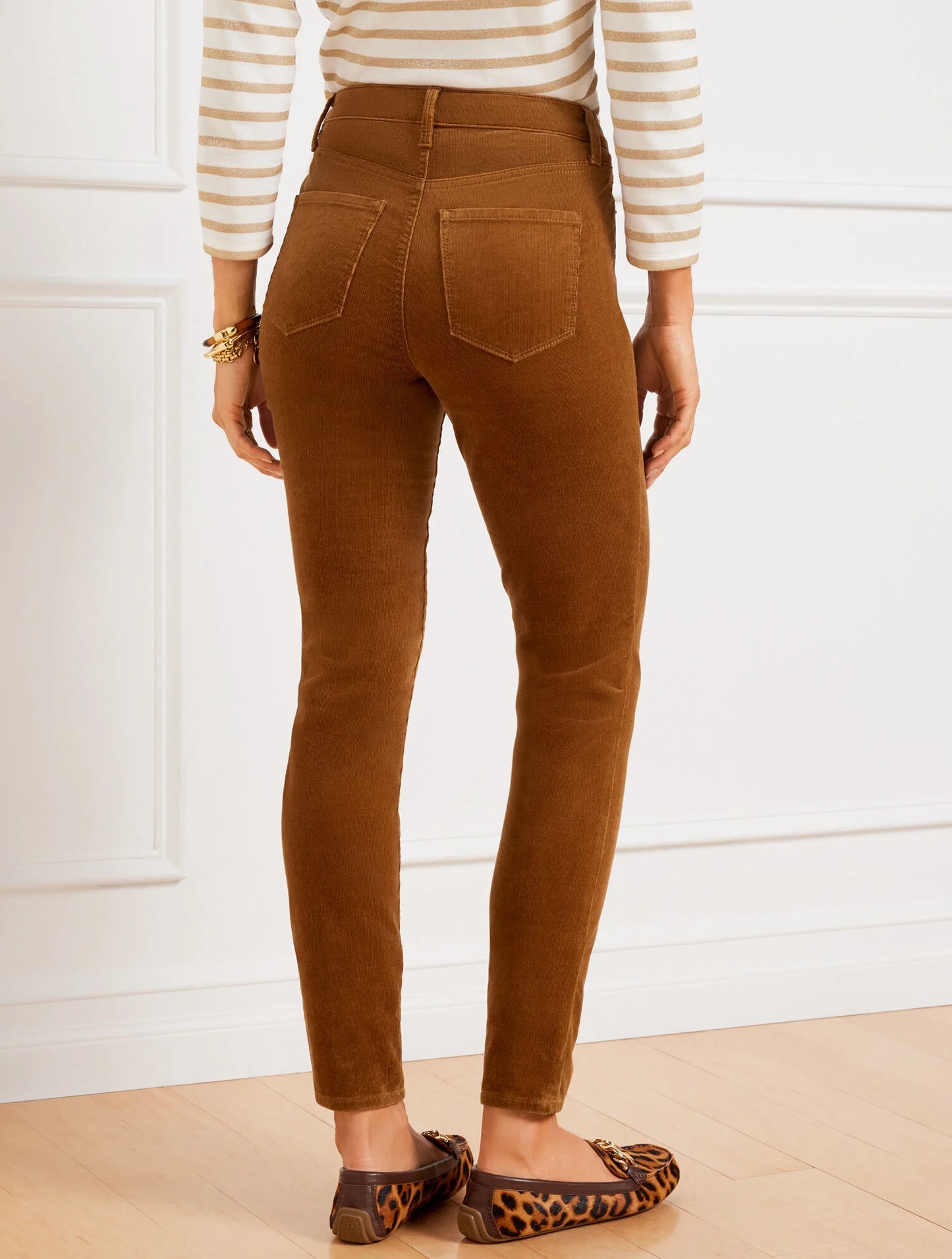 Stretch Corduroy Jeggings - Solids