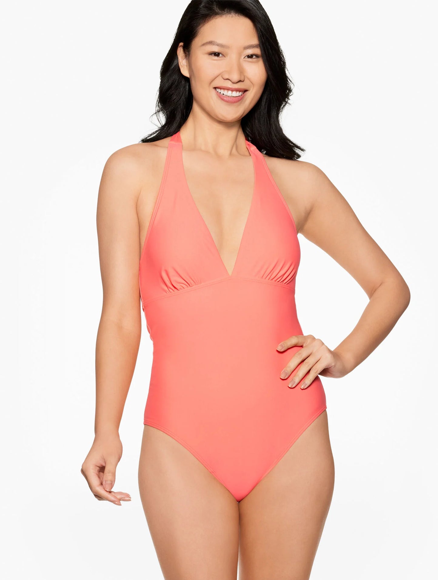 Aqua Club Halter One-Piece Swimsuit